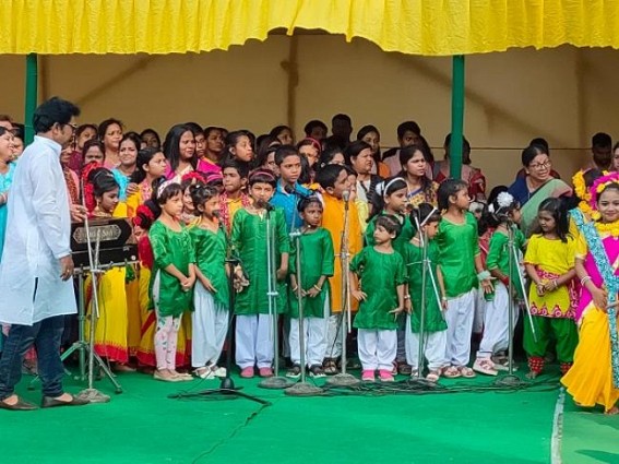 Children’s beautiful dance performances at Rabindra Kanan. TIWN Pic May 9